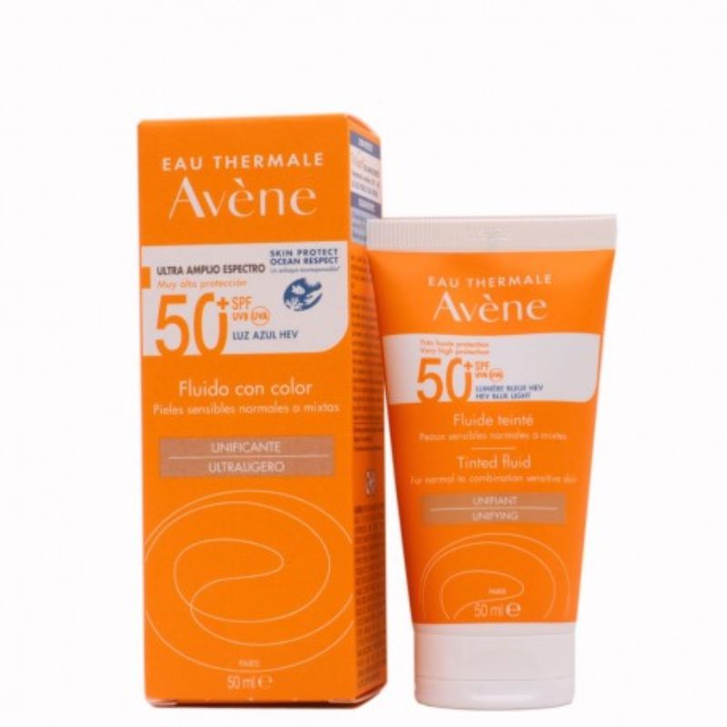 AVENE FLUIDO COLOREADO 50+ SPF MUY ALTA PROTECCION 1 ENVASE 50 ML AVENE FLUIDO COLOREADO 50+ SPF MUY ALTA PROTECCION 1 ENVASE 50 ML