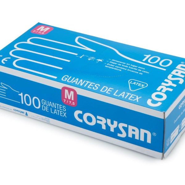 GUANTES CORYSAN LATEX 100 GD