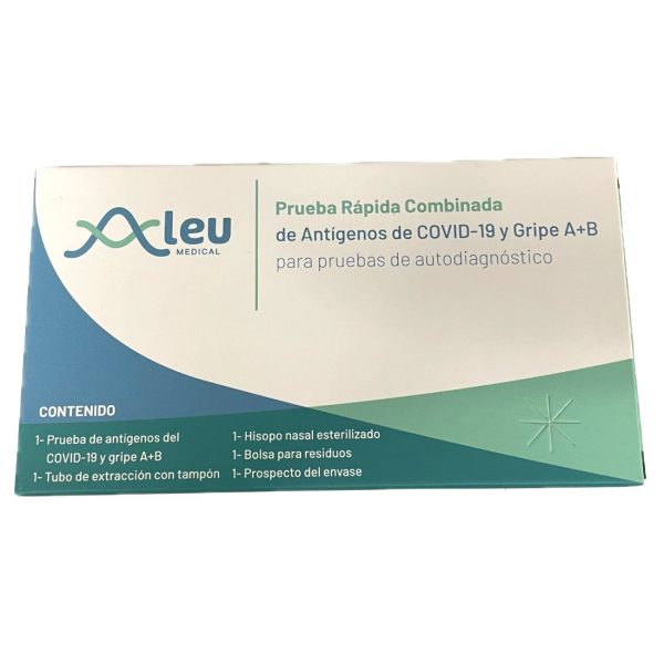 TEST NASAL COMBINADO AUTODIAGNOSTICO ANTIGENOS SARS-COV-2 Y GRIPE A/B SAFECARE BIOTECH (ALEU MEDICAL