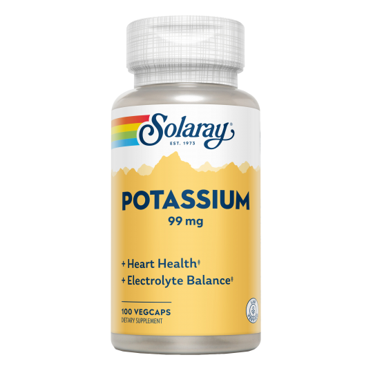 SOLARAY CITRATO DE POTASSIO 99MG 60CAP